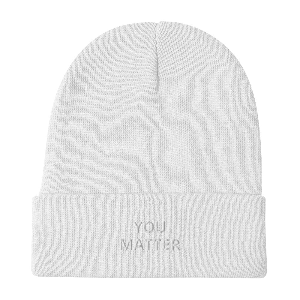 Embroidered Beanie